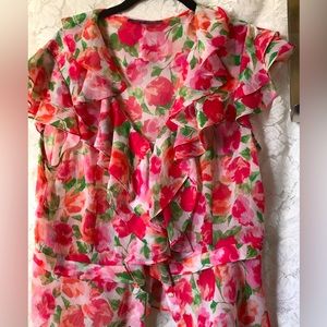 Beautiful bright colors blouse Jones of NY